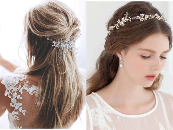 9 kiểu phụ kiện làm điệu tóc cô dâu  Ngôi sao